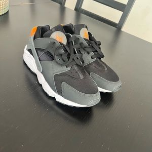 Nike Huarache (Black, Grey, Orange) Used Gently Worn